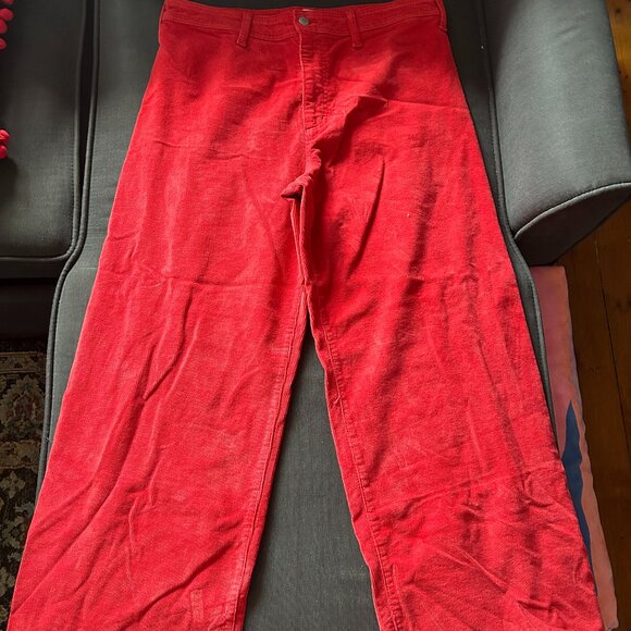 Universal Thread Red Corduroy Pants - Picture 1 of 2